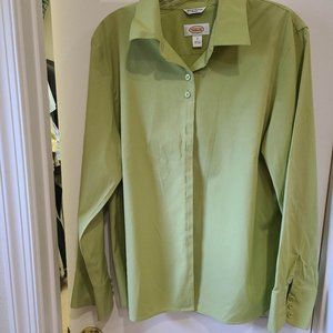 Lime Green Talbots size 16 Blouse